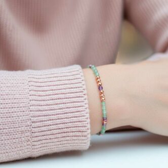 Astria bracelet aventurine-porté