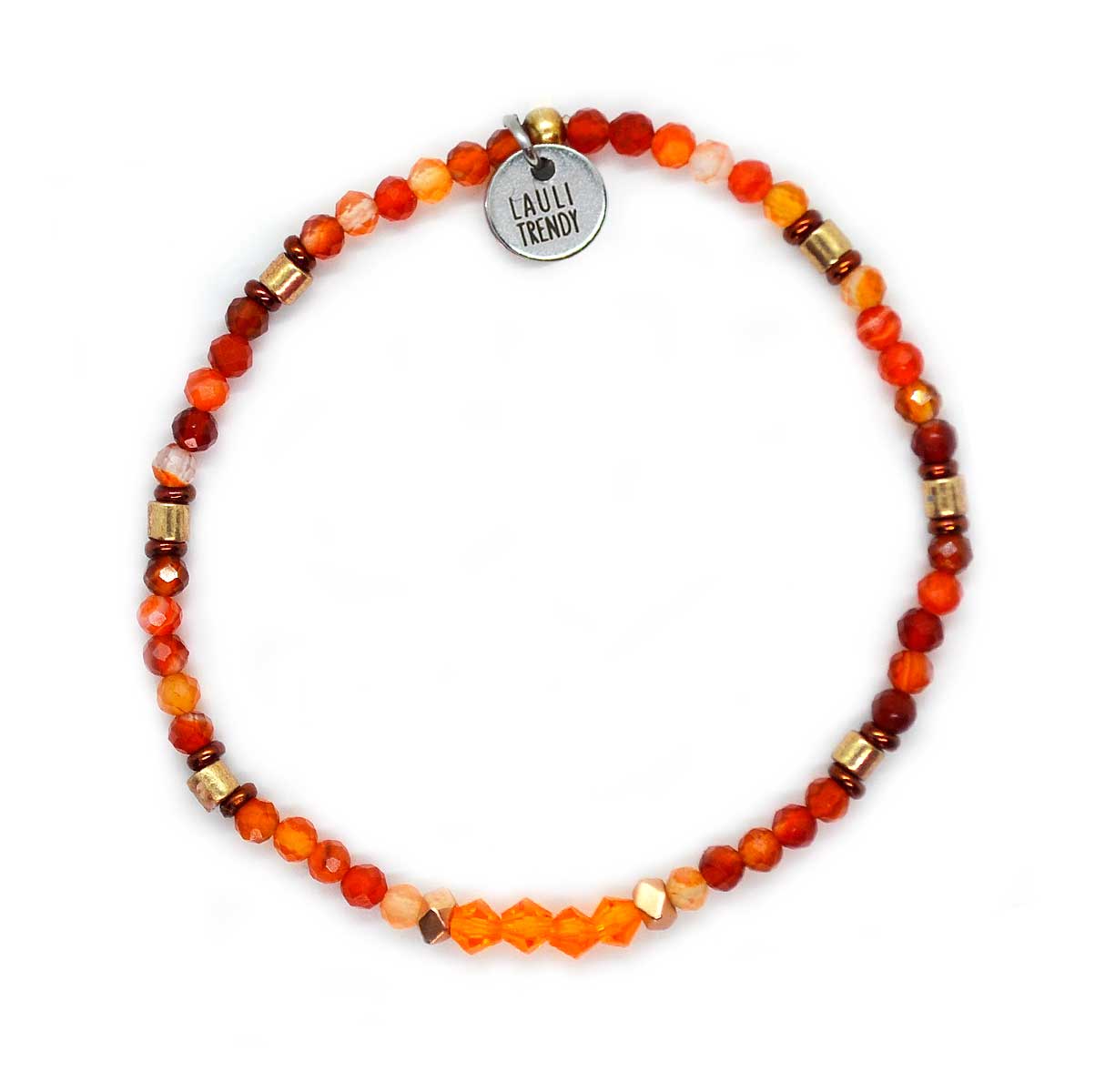 Bracelet perles cornaline