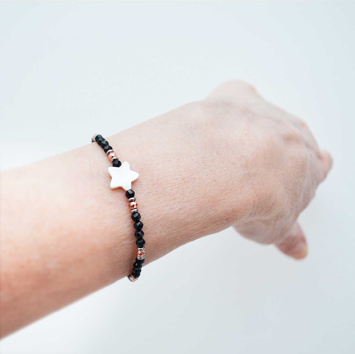 Noxa 1 - bracelet onyx noir