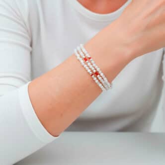 Aélix bracelet en pierre de lune 3 tours
