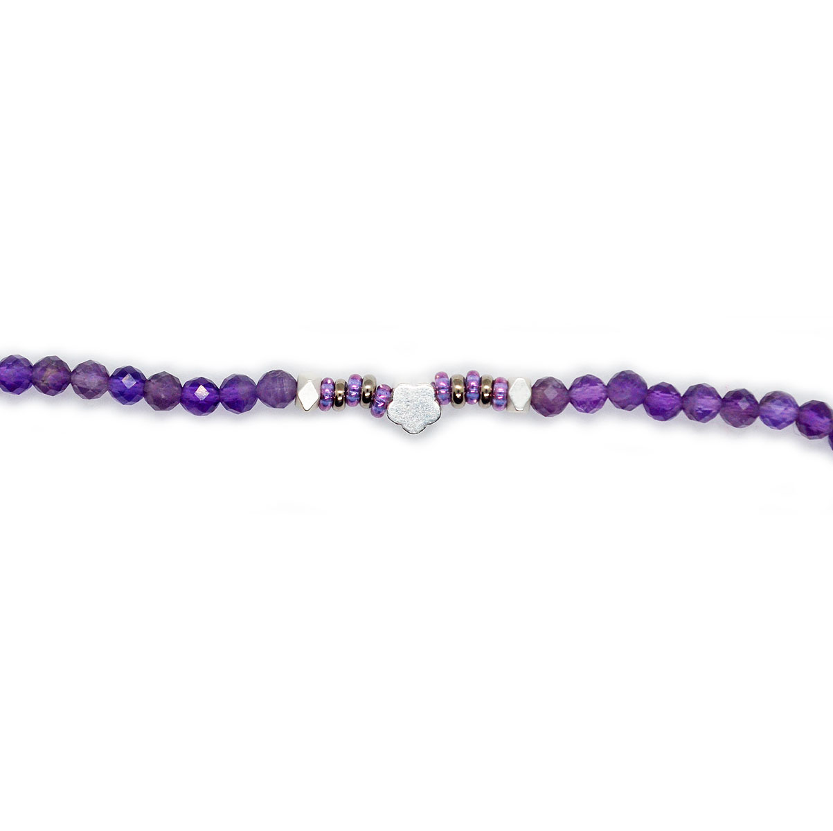 Céno - améthyste-bracelet-3-tours-détail