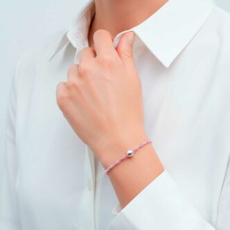 Olia argent et fushia-1 tour-portรฉ