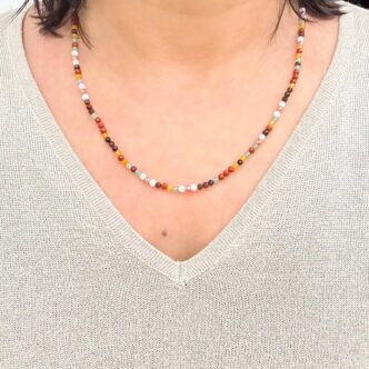 Flora bracelet-multi 3 tours ou collier